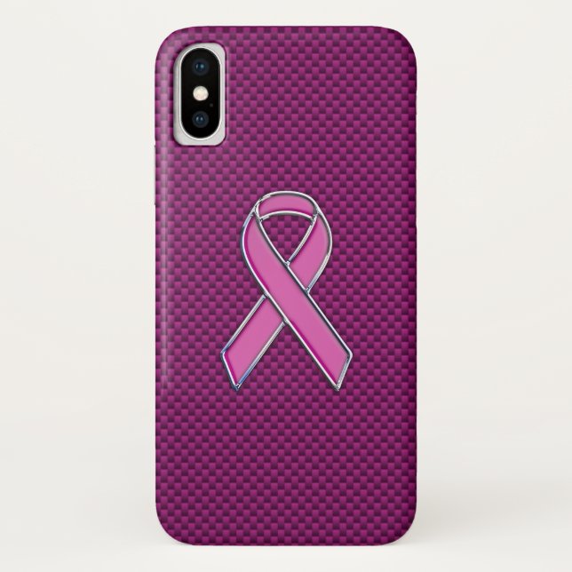 Coques Case-Mate iPhone Conception moderne de sensibilisation au ruban ros (Dos)