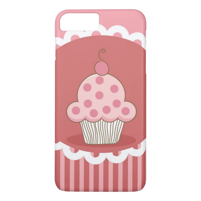 Coques Case-Mate iPhone Conception rose de petit gâteau (Dos)