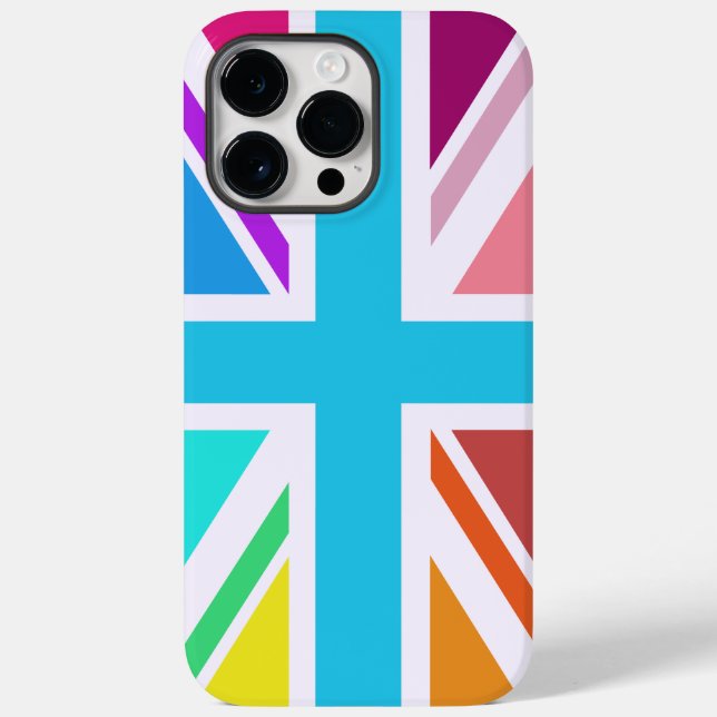 Coques Case-Mate iPhone Conception Union Jack/Drapeau multicolore (Verso)