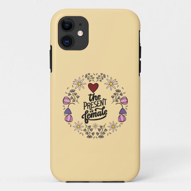 Coques Case-Mate iPhone Conception unique pour femmes avec un message posi (Dos)