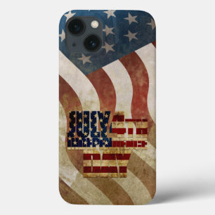Case-Mate iPhone Case Conception vintage de la fête d'indépendance du 4 
