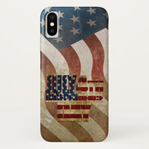 Case-Mate iPhone Case Conception vintage de la fête d'indépendance du 4