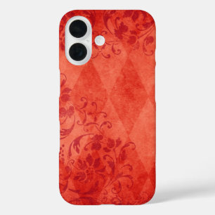 Coques iPhone 16 Conception Vintage orange