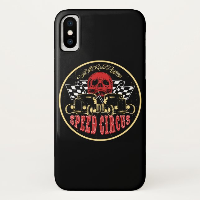 Coques Case-Mate iPhone Conceptions Hit the Road Speed Circus conception p (Dos)