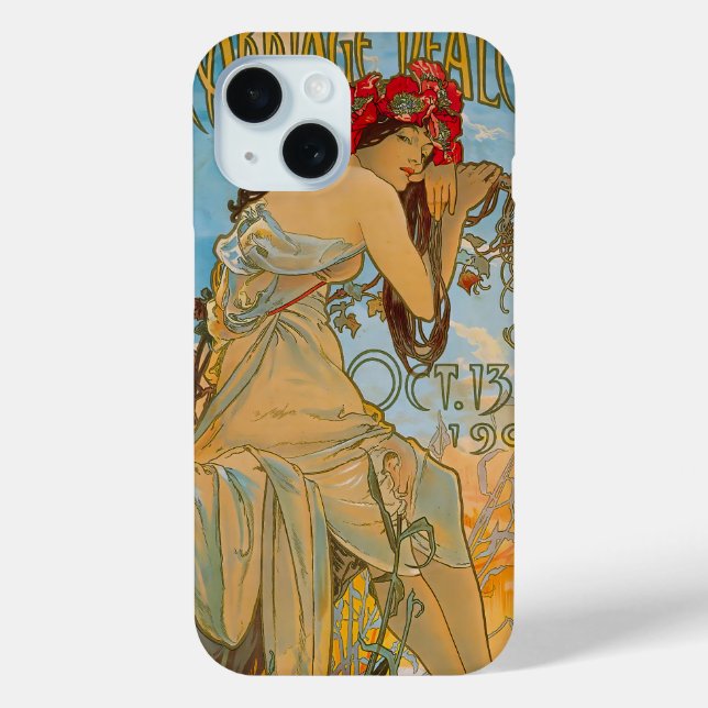 Coques Case-Mate iPhone Concessionnaires de transport par Alphonse Mucha ( (Verso)