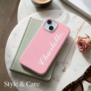 Coque Pour iPhone 15 Concevez Votre Propre Nom sur Ceci