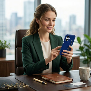 Coques iPhone 16 Concevez Votre Propre Nom sur Cette Marine