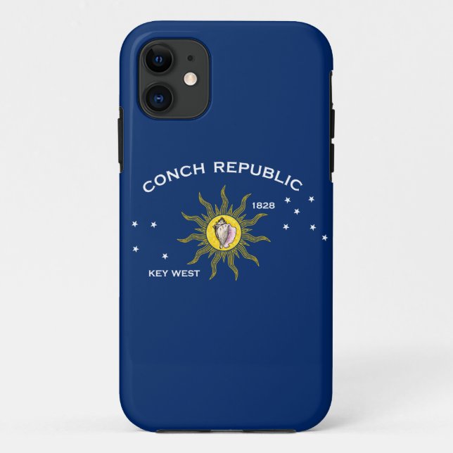 Coques Case-Mate iPhone Conch Republic Flag (Dos)