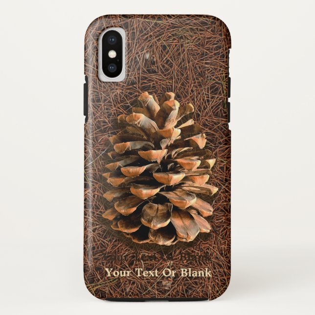 Coques Case-Mate iPhone Cône De Pin Sur Aiguilles Tombées (Dos)