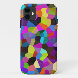 Coque iPhone 11 Confetti dans les tons bijoux