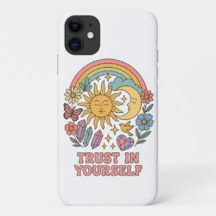 Case-Mate iPhone Case Confiance en soi - Soleil et Lune Psychédélique Ré