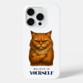 Coque iPhone 15 Pro Confiance féline