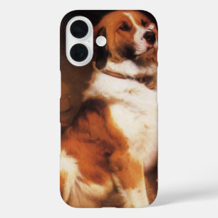 Coques iPhone 16 Confiance par Charles Burton Barber, Chien Saint-B
