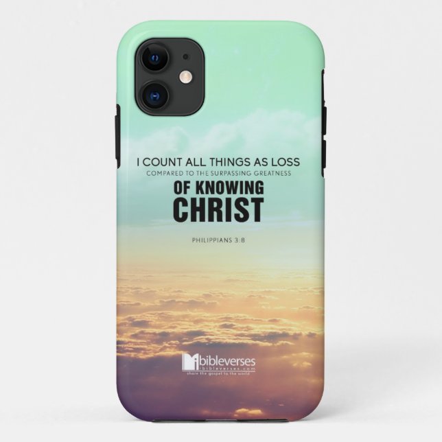 Coques Case-Mate iPhone Connaître le Christ (Dos)