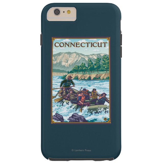 Coques Case-Mate iPhone ConnecticutRiver transportant la scène par radeau (Dos)