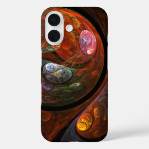Coques iPhone 16 Connexion fluide Art Abstrait