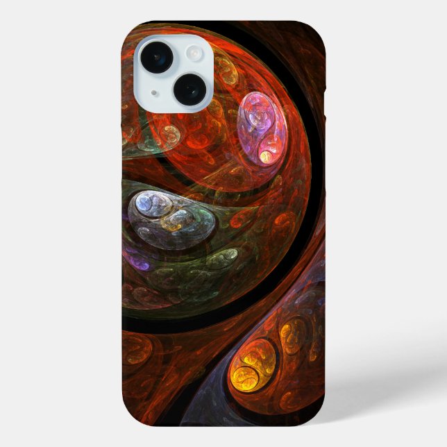 Coques Case-Mate iPhone Connexion fluide Art Abstrait (Verso)