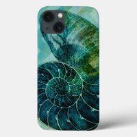 Conque en spirale Shell de turquoise