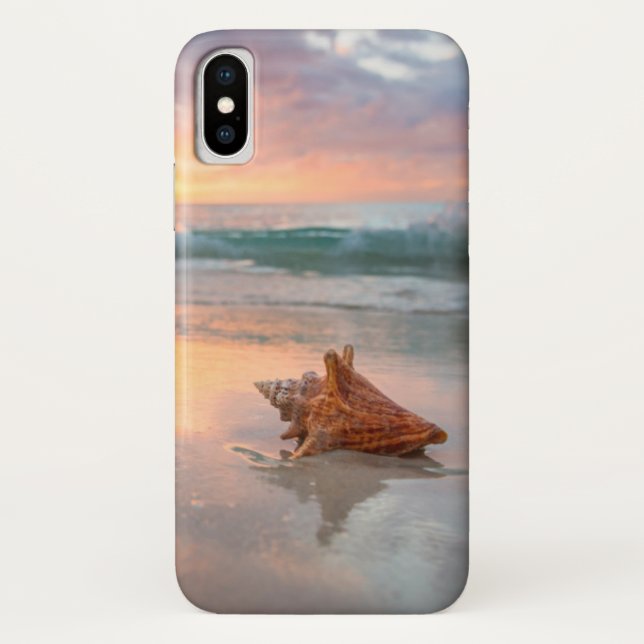 Coques Case-Mate iPhone Conque Shell sur la plage | Jamaïque (Dos)