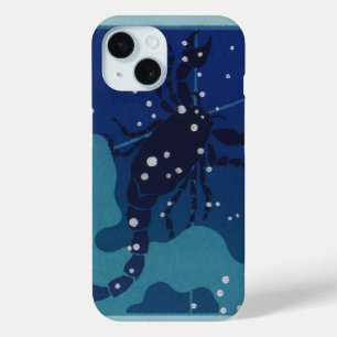 Coque Pour iPhone 15 Constellation du Scorpion, Astrologie du Zodiaque