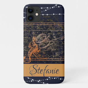 Case-Mate iPhone Case Constellation Scorpio bleu foncé