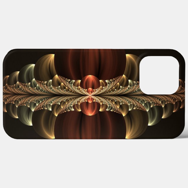 Coques Case-Mate iPhone Construction d'Imaginaires Art Fractal Abstrait br (Verso (horizontal))