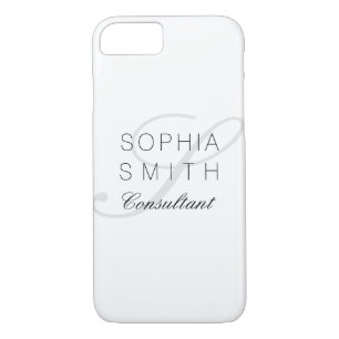 Case-Mate iPhone Case Consultant en matière élégant de monogramme