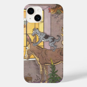 Coque Pour iPhone 14 Conte de fée vintage, Les Musiciens de la ville de