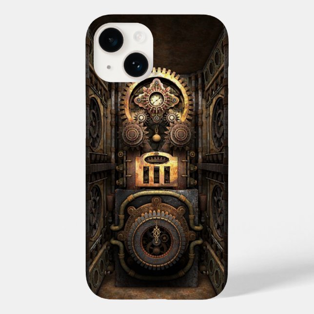 Coques Case-Mate iPhone Contraption infernale Steampunk (Verso)