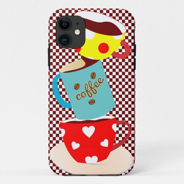 Coques Case-Mate iPhone Contrôles de pause-café (Dos)