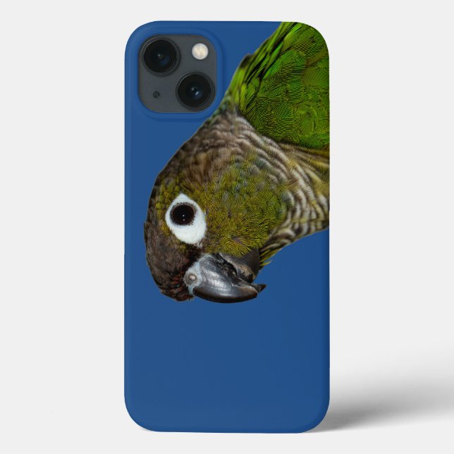 Coques Case-Mate iPhone Conure verte à mâcher (Verso)
