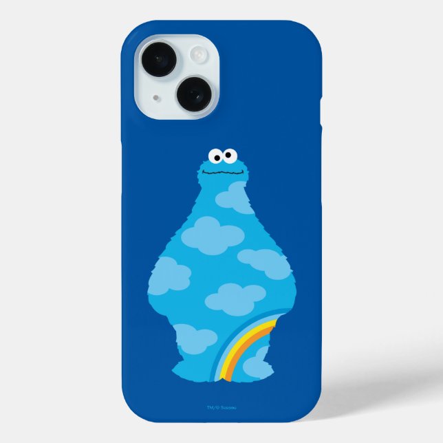 Coques Case-Mate iPhone Cookie Monster Arcs-en-ciel (Verso)
