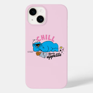Coque Pour iPhone 14 Cookie Monster   Bon appétit Chill