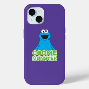 Coque Pour iPhone 15 Cookie Monster Character Art