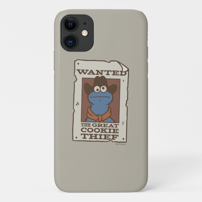 Coques Case-Mate iPhone Cookie Monster | Poster Recherché (Dos)