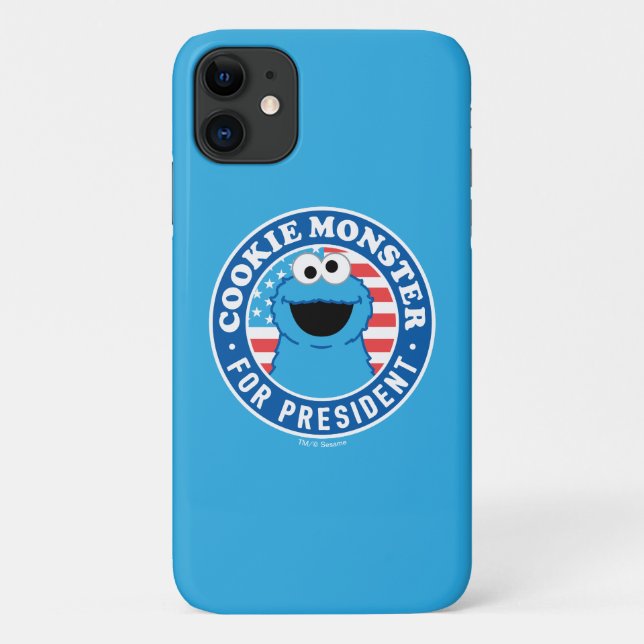 Coques Case-Mate iPhone Cookie Monster pour Président (Dos)