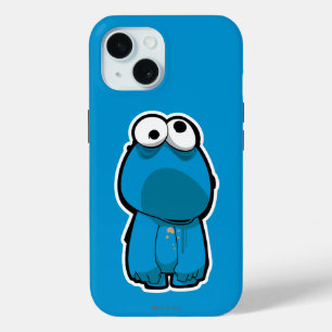 Coque Pour iPhone 15 Cookie Monster Zombie