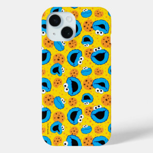 Coque Pour iPhone 15 Cookie Monter et Cookies Motif