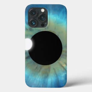 iPhone 13 Pro Case Cool Bleu OEil bleu Iris Closeup OEil oeilPhone