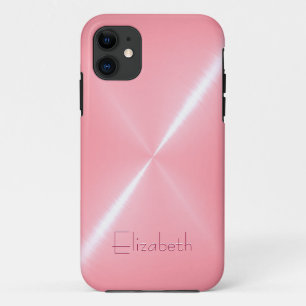 Case-Mate iPhone Case Cool brillant radial acier métallique