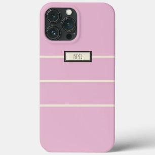 Case-Mate iPhone Case Cool classique élégant Monogramme chic fille rose