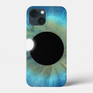 Coques Pour iPhone Cool Closeup frapper Blue Eye Iris Eyeball Pupil