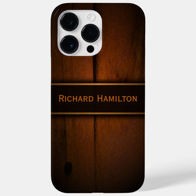 Coques Case-Mate iPhone Cool Faux Pin Baltique Bois Manly Bois (Verso)