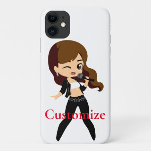 Case-Mate iPhone Case Cool fille chante Karaoke Thunder_Cove