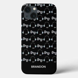 Case-Mate iPhone Case Cool Gamer Motif de jeu personnalisé Noir