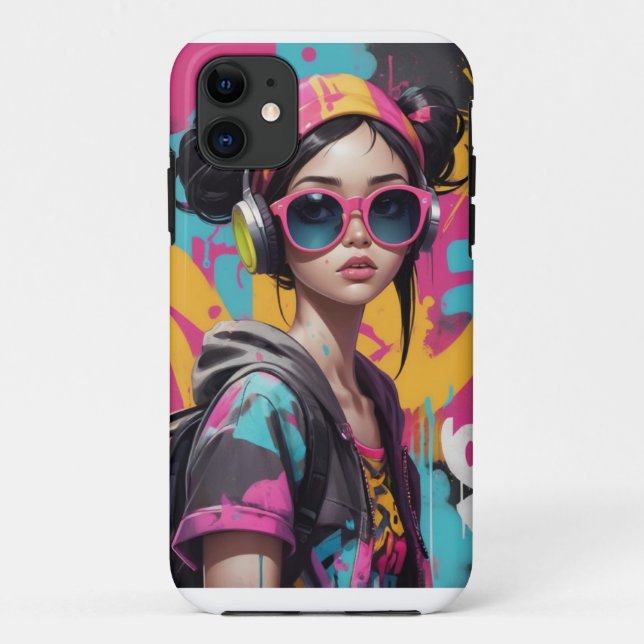 Coques Case-Mate iPhone cool girl (Dos)