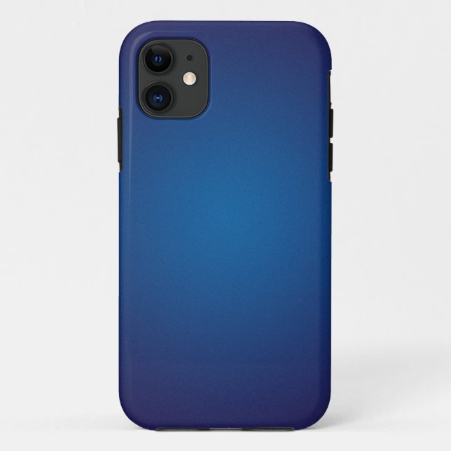 Coques Case-Mate iPhone Cool Grainy Deep Blue Vignette (Dos)