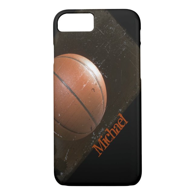 Coques Case-Mate iPhone Cool Grunge Basketball Personnalisé (Dos)
