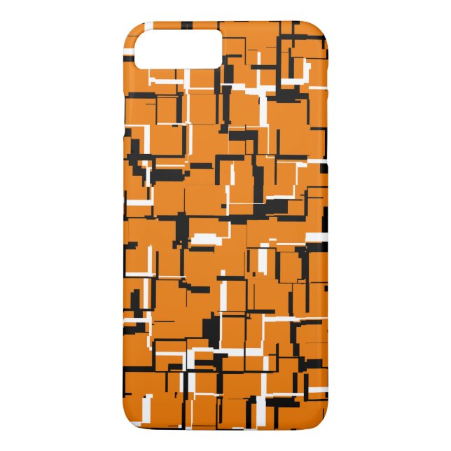 Coques Case-Mate iPhone COOL orange noir blanc (Dos)