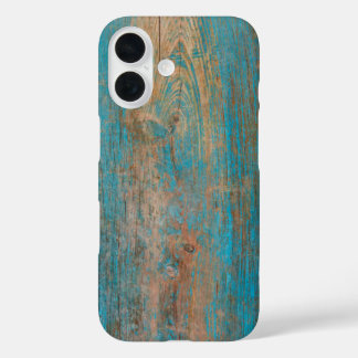 Coques iPhone 16 Cool Patiné Peeling Peinture Bois Texture
